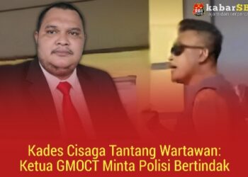 Kades Cisaga Tantang Wartawan: Ketua GMOCT Minta Polisi Bertindak 19