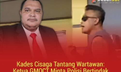 Kades Cisaga Tantang Wartawan: Ketua GMOCT Minta Polisi Bertindak 3