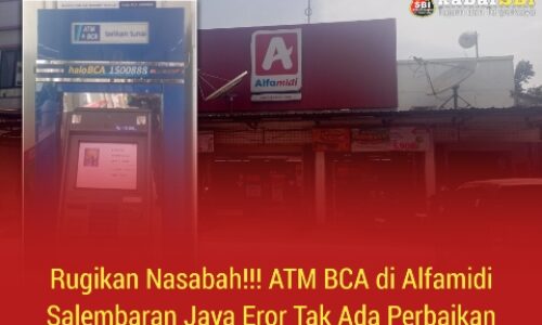 Rugikan Nasabah!!! ATM BCA di Alfamidi Salembaran Jaya Eror Tak Ada Perbaikan 3