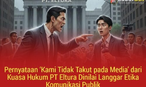 Pernyataan ‘Kami Tidak Takut pada Media’ dari Kuasa Hukum PT Eltura Dinilai Langgar Etika Komunikasi Publik 4