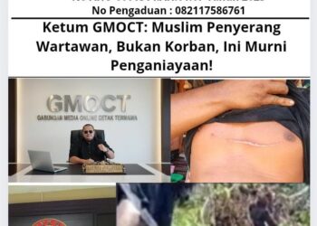 Ketum GMOCT: Muslim Penyerang Wartawan, Bukan Korban, Ini Murni Penganiayaan! 21