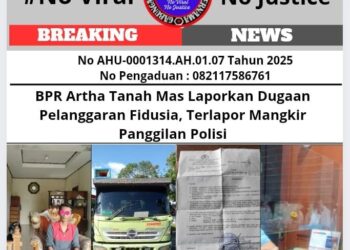 BPR Artha Tanah Mas Laporkan Dugaan Pelanggaran Fidusia, Terlapor Mangkir Panggilan Polisi 17