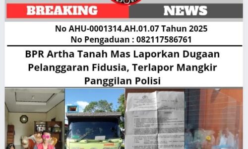 BPR Artha Tanah Mas Laporkan Dugaan Pelanggaran Fidusia, Terlapor Mangkir Panggilan Polisi 4