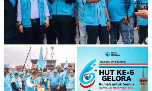 Partai Gelora Rayakan HUT ke-6 dengan Pawai di Tugu Yogyakarta 4