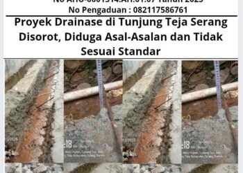 Proyek Drainase di Tunjung Teja Serang Disorot, Diduga Asal-Asalan dan Tidak Sesuai Standar 21