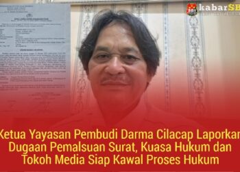 Ketua Yayasan Pembudi Darma Cilacap Laporkan Dugaan Pemalsuan Surat, Kuasa Hukum dan Tokoh Media Siap Kawal Proses Hukum 20