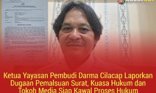 Ketua Yayasan Pembudi Darma Cilacap Laporkan Dugaan Pemalsuan Surat, Kuasa Hukum dan Tokoh Media Siap Kawal Proses Hukum 5
