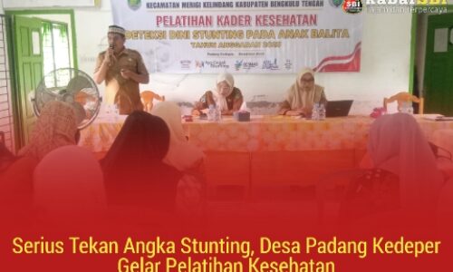 Serius Tekan Angka Stunting, Desa Padang Kedeper Gelar Pelatihan Kesehatan 3