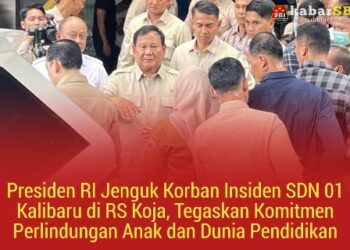 Presiden RI Jenguk Korban Insiden SDN 01 Kalibaru di RS Koja, Tegaskan Komitmen Perlindungan Anak dan Dunia Pendidikan 21