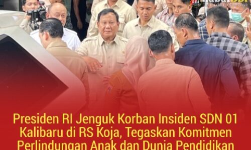 Presiden RI Jenguk Korban Insiden SDN 01 Kalibaru di RS Koja, Tegaskan Komitmen Perlindungan Anak dan Dunia Pendidikan 4