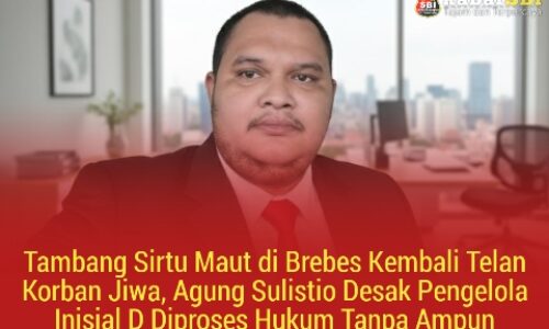 Tambang Sirtu Maut di Brebes Kembali Telan Korban Jiwa, Agung Sulistio Desak Pengelola Inisial D Diproses Hukum Tanpa Ampun 2