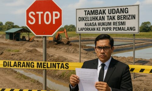 Tambak Udang Dikeluhkan Tak Berizin, Kuasa Hukum Resmi Laporkan ke PUPR Pemalang 3