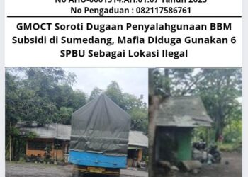 GMOCT Soroti Dugaan Penyalahgunaan BBM Subsidi di Sumedang, Mafia Diduga Gunakan 6 SPBU Sebagai Lokasi Ilegal 18