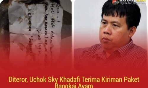 Diteror, Uchok Sky Khadafi Terima Kiriman Paket Bangkai Ayam 5