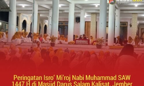 Peringatan Isro’ Mi’roj Nabi Muhammad SAW 1447 H di Masjid Darus Salam Kalisat, Jember 5