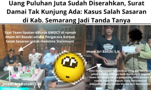 Uang Puluhan Juta Sudah Diserahkan, Surat Damai Tak Kunjung Ada: Kasus Salah Sasaran di Kab. Semarang Jadi Tanda Tanya 5