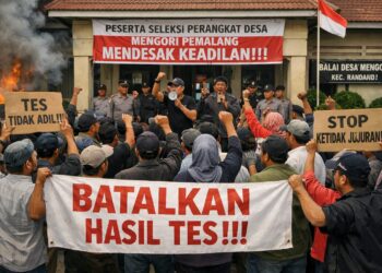 Peserta Seleksi Perangkat Desa Mengori Berontak, Hasil Tes di Minta di Batalkan dan Diulang 16