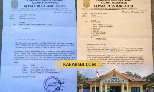 Dugaan Stempel Ganda Desa Margaluyu Disorot Serius, Dua Surat Identik Beredar, Berpotensi Langgar UU Administrasi Pemerintahan 2