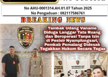 Tambak Udang Vaname Diduga Langgar Tata Ruang dan Beroperasi Tanpa Izin di Pesisir Nyamplungsari, Pemkab Pemalang Didesak Tegakkan Hukum Secara Tegas 20