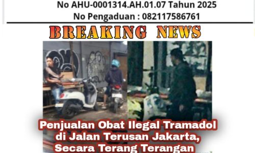 Penjualan Obat Ilegal Tramadol di Jalan Terusan Jakarta, Secara Terang Terangan di duga Kebal Hukum 2