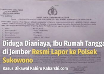 Diduga Dianiaya Saat Datangi Rumah Terlapor, Ibu Rumah Tangga di Jember Tempuh Jalur Hukum, Kasus Dikawal Kabiro Kabarsbi.com 17