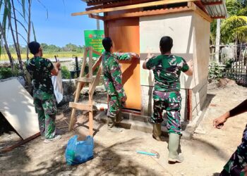 Satgas TMMD Fokus Tingkatkan Kesehatan Warga, Fasilitas MCK Dibangun di Nagan Raya 19