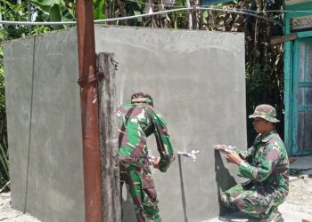 Gotong Royong Jadi Nafas TMMD ke-127 Kodim 0116/Nagan Raya di Ujong Blang 17