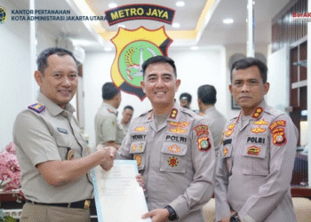 Kantah Jakarta Utara Serahkan Sertifikat Aset Milik Instansi Polri 21