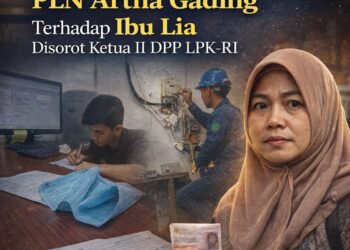 Dugaan Pemaksaan Pembayaran Rp12 Juta oleh Pegawai PLN Artha Gading, Disorot Ketua II DPP LPK-RI 20