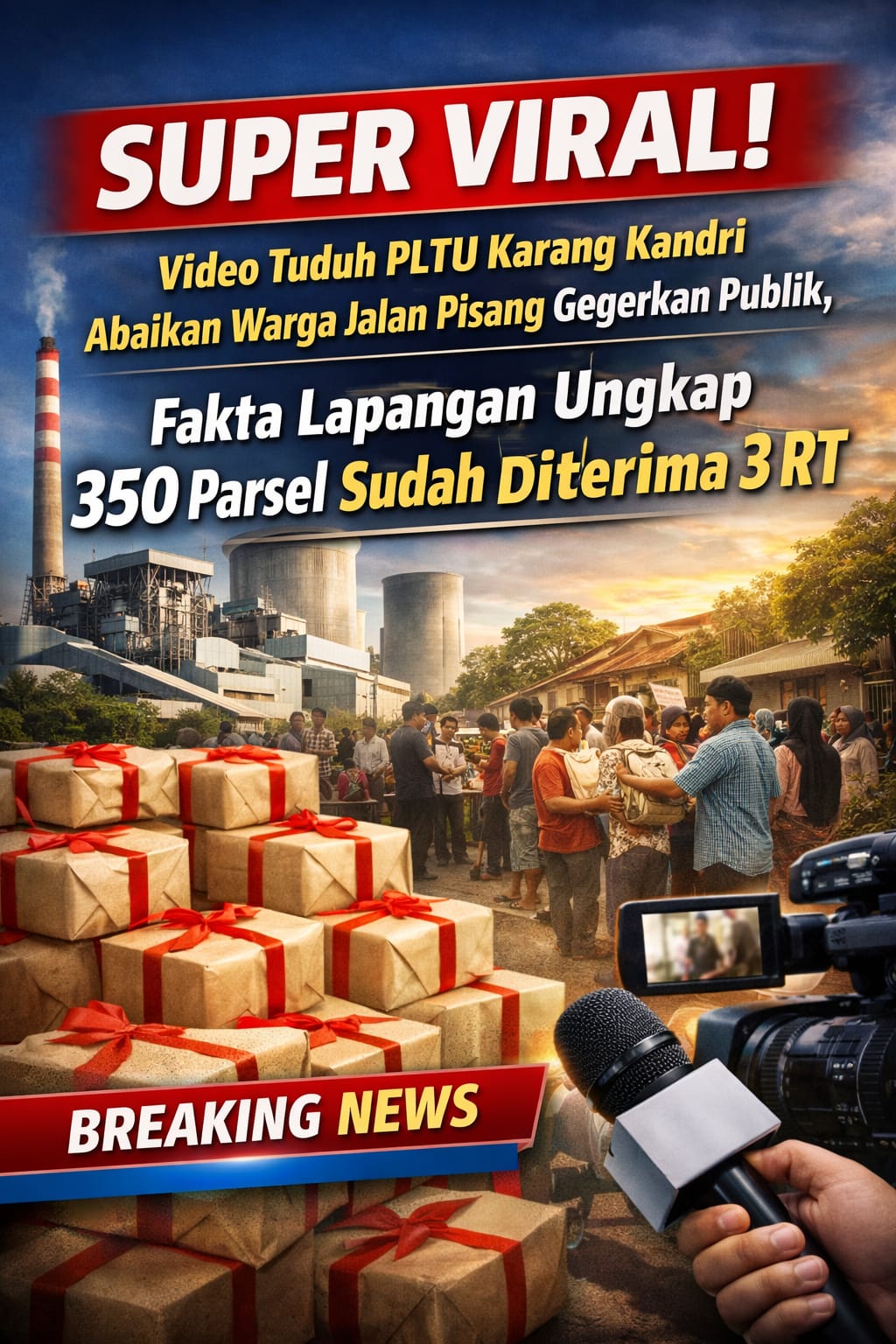 VIRAL! Video Tuduh PLTU Karang Kandri Abaikan Warga Jalan Pisang Gegerkan Publik, Fakta Lapangan Ungkap 350 Parsel Sudah Diterima 3 RT 1 VIRAL! Video Tuduh PLTU Karang Kandri Abaikan Warga Jalan Pisang Gegerkan Publik, Fakta Lapangan Ungkap 350 Parsel Sudah Diterima 3 RT 1
