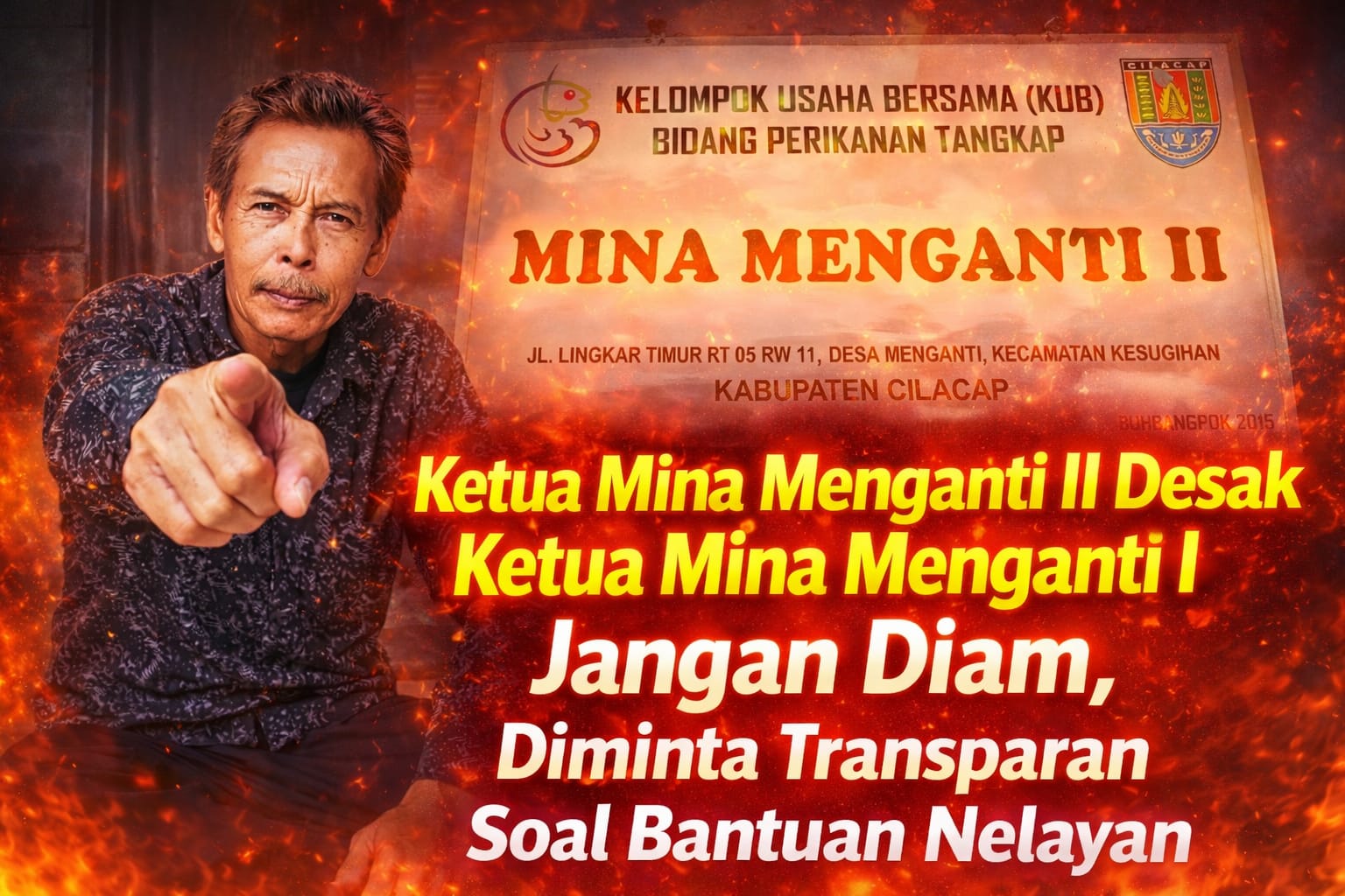 Ketua Mina Menganti II Desak Ketua Mina Menganti I Jangan Diam, Diminta Transparan Soal Bantuan Nelayan 1 Ketua Mina Menganti II Desak Ketua Mina Menganti I Jangan Diam, Diminta Transparan Soal Bantuan Nelayan 1