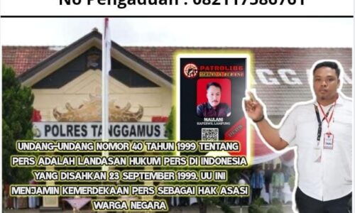 Intimidasi Awak Media Patroli 86 di Polsek Pulau Panggung: Kapolri Diminta Turun Tangan, GMOCT Turut Kawal 7