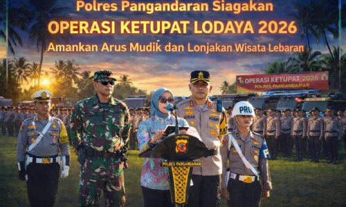 Polres Pangandaran Siagakan Operasi Ketupat Lodaya 2026, Amankan Arus Mudik dan Lonjakan Wisata Lebaran 4
