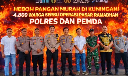 Heboh Pangan Murah di Kuningan! 4.800 Warga Serbu Operasi Pasar Ramadhan Polres dan Pemda 5