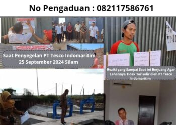 Sengketa Lahan PT Tesco Indomaritim Masuk Babak Baru: Dua Ahli Waris Jual Tanah Tanpa Koordinasi Penerima Kuasa, Ombudsman Masih Monitoring!!! 19