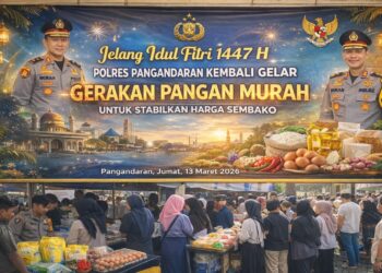 Jelang Idul Fitri 1447 H, Polres Pangandaran Kembali Gelar Gerakan Pangan Murah untuk Stabilkan Harga Sembako 18