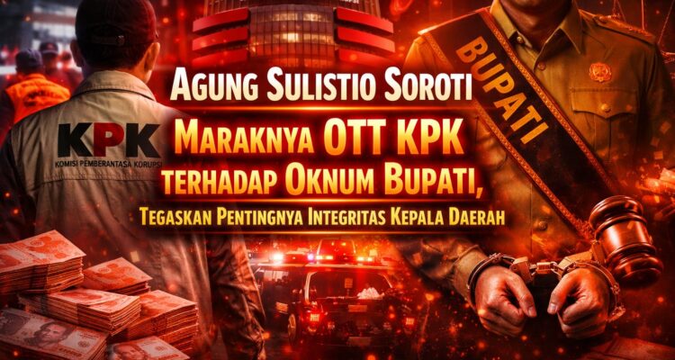 Agung Sulistio Soroti Maraknya OTT KPK terhadap Oknum Bupati, Tegaskan Pentingnya Integritas Kepala Daerah 2