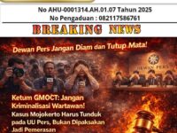 Ketum GMOCT: Jangan Kriminalisasi Wartawan! Kasus Mojokerto Harus Tunduk pada UU Pers, Bukan Dipaksakan Jadi Pemerasan 7