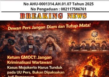 Ketum GMOCT: Jangan Kriminalisasi Wartawan! Kasus Mojokerto Harus Tunduk pada UU Pers, Bukan Dipaksakan Jadi Pemerasan 17