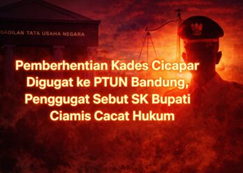 Pemberhentian Kades Cicapar Digugat ke PTUN Bandung, Penggugat Sebut SK Bupati Ciamis Cacat Hukum 20