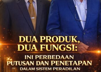 Dua Produk, Dua Fungsi: Ini Perbedaan Putusan dan Penetapan dalam Sistem Peradilan Indonesia 17