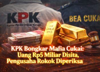 KPK Bongkar Mafia Cukai: Uang Rp5 Miliar Disita, Pengusaha Rokok Diperiksa 21