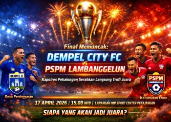 Final Memuncak: Dempel City FC vs PSPM Lambanggelun, Kapolres Pekalongan Serahkan Langsung Trofi Juara 18