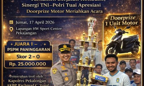 Ambokembang Cup 1 Tahun 2026 Sukses Digelar Kondusif, PSPM Paninggaran Raih Gelar Juara – Sinergi TNI-Polri Tuai Apresiasi 6