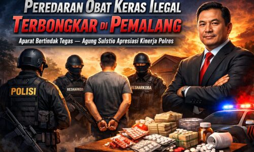 Peredaran Obat Keras Ilegal Terbongkar di Pemalang, Aparat Bertindak Tegas, Agung Sulistio Apresiasi Kinerja Polres 3