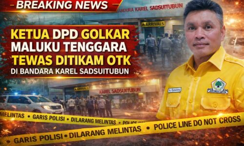 Ketua DPD Golkar Maluku Tenggara Tewas Ditikam OTK di Bandara Karel Sadsuitubun 3