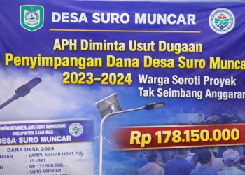 APH Diminta Usut Dugaan Penyimpangan Dana Desa Suro Muncar 2023–2024, Warga Soroti Proyek Tak Seimbang Anggaran 17