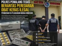 Polres Pemalang Tegas Berantas Peredaran Obat Keras Ilegal, Pengedar di Plakaran Moga Dibekuk 13