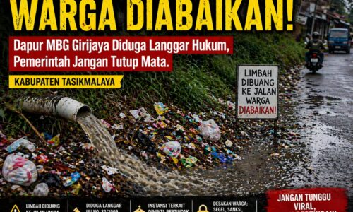Limbah Dibuang KE Jalan, Warga Diabaikan! Dapur MBG Girijaya Diduga Langgar Hukum, Pemerintah Jangan Tutup Mata. 7