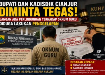 Bupati dan Kadisdik Cianjur Diminta Tegas, Jangan Ada Perlindungan terhadap Oknum Guru Diduga Lakukan Penggelapan 19